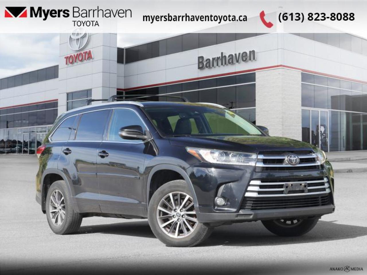 Used 2017 Toyota Highlander XLE  - Navigation -  Sunroof - $265 B/W for sale in Ottawa, ON