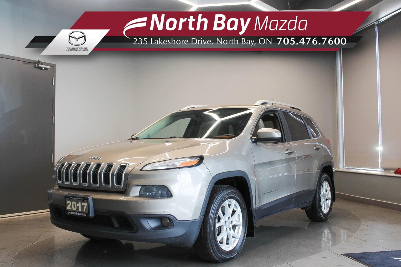 Used 2017 Jeep Cherokee North CLOTH UPHOLSTERY - HEATED SEATS/STEERING WHEEL - CLEAN CARFAX! for sale in North Bay, ON