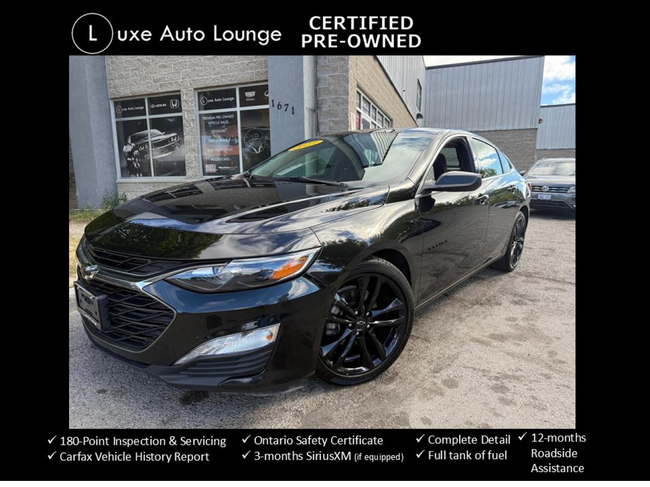 Used 2023 Chevrolet Malibu 1LT - MIDNIGHT PACKAGE! BLACK WHEELS, REMOTE START for sale in Orleans, ON