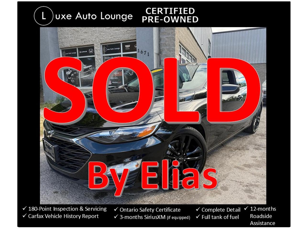 2023 Chevrolet Malibu 1LT - MIDNIGHT PACKAGE! BLACK WHEELS, REMOTE START
