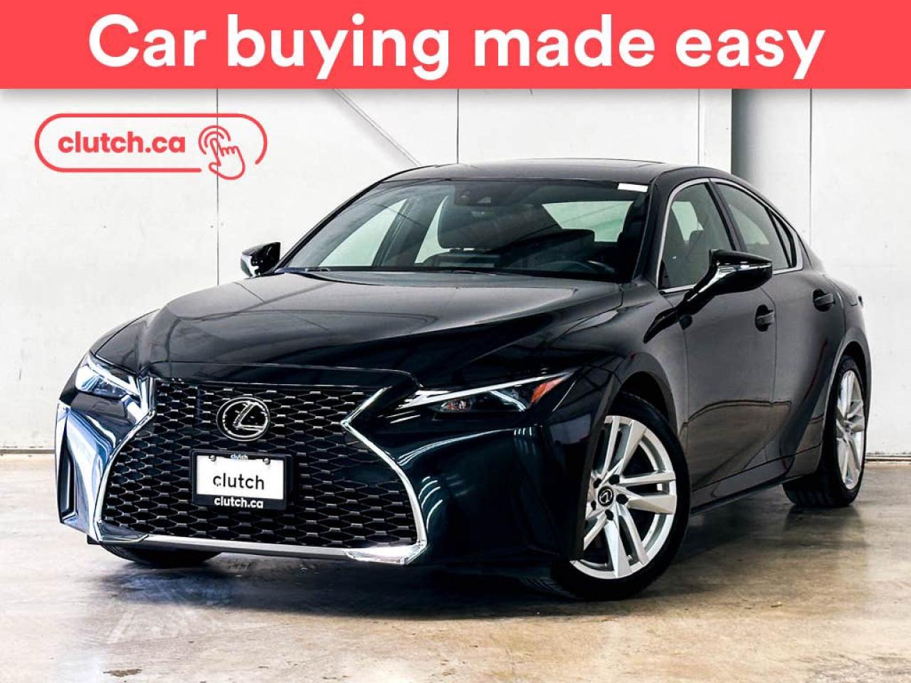 Used 2022 Lexus IS 300 AWD w/ Apple CarPlay, Heated Front Seats, Rearview Cam for sale in Toronto, ON