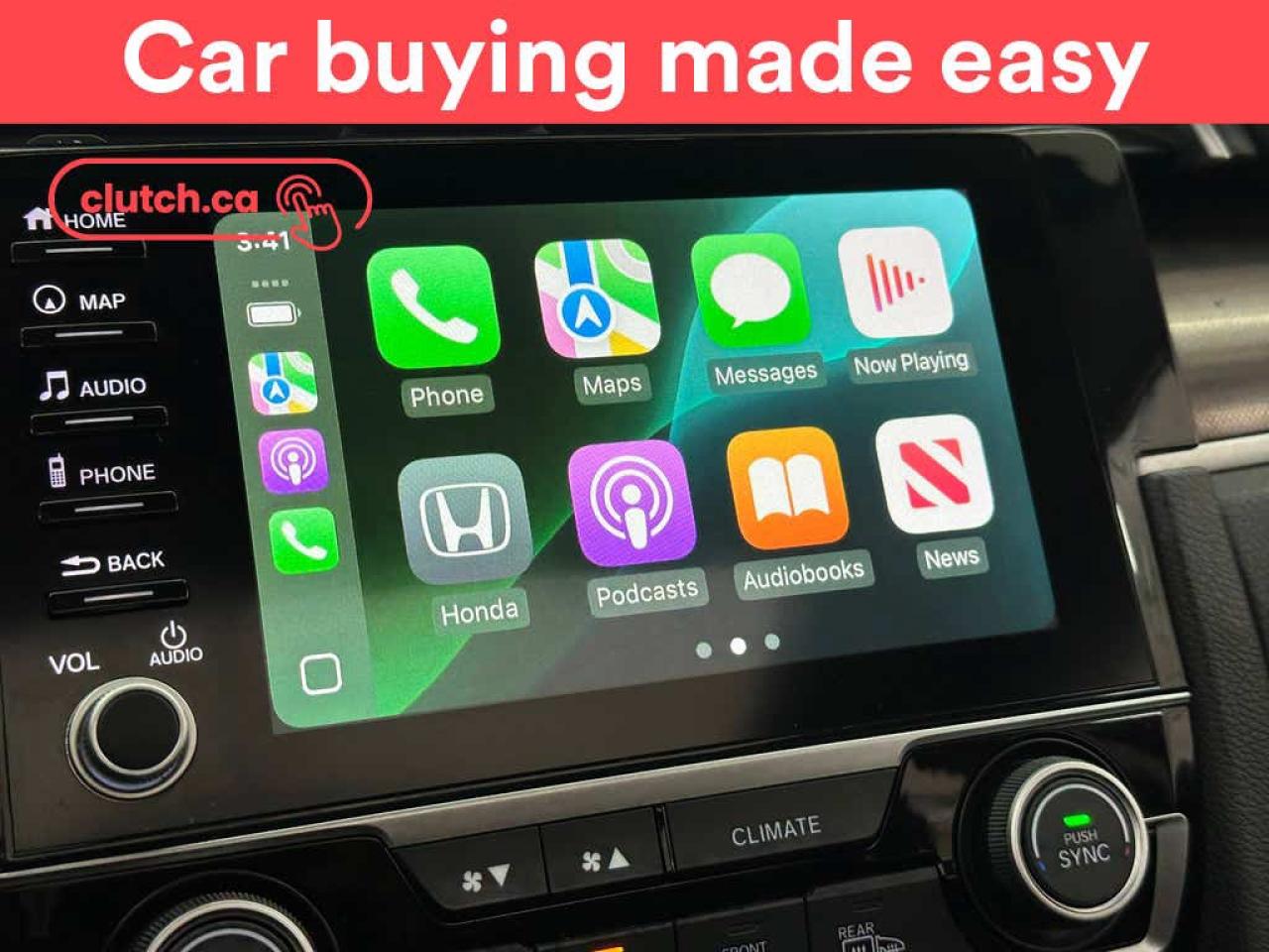 Used 2019 Honda Civic Touring w/ Apple CarPlay, Heated Front Seats, Rearview Cam for sale in Toronto, ON