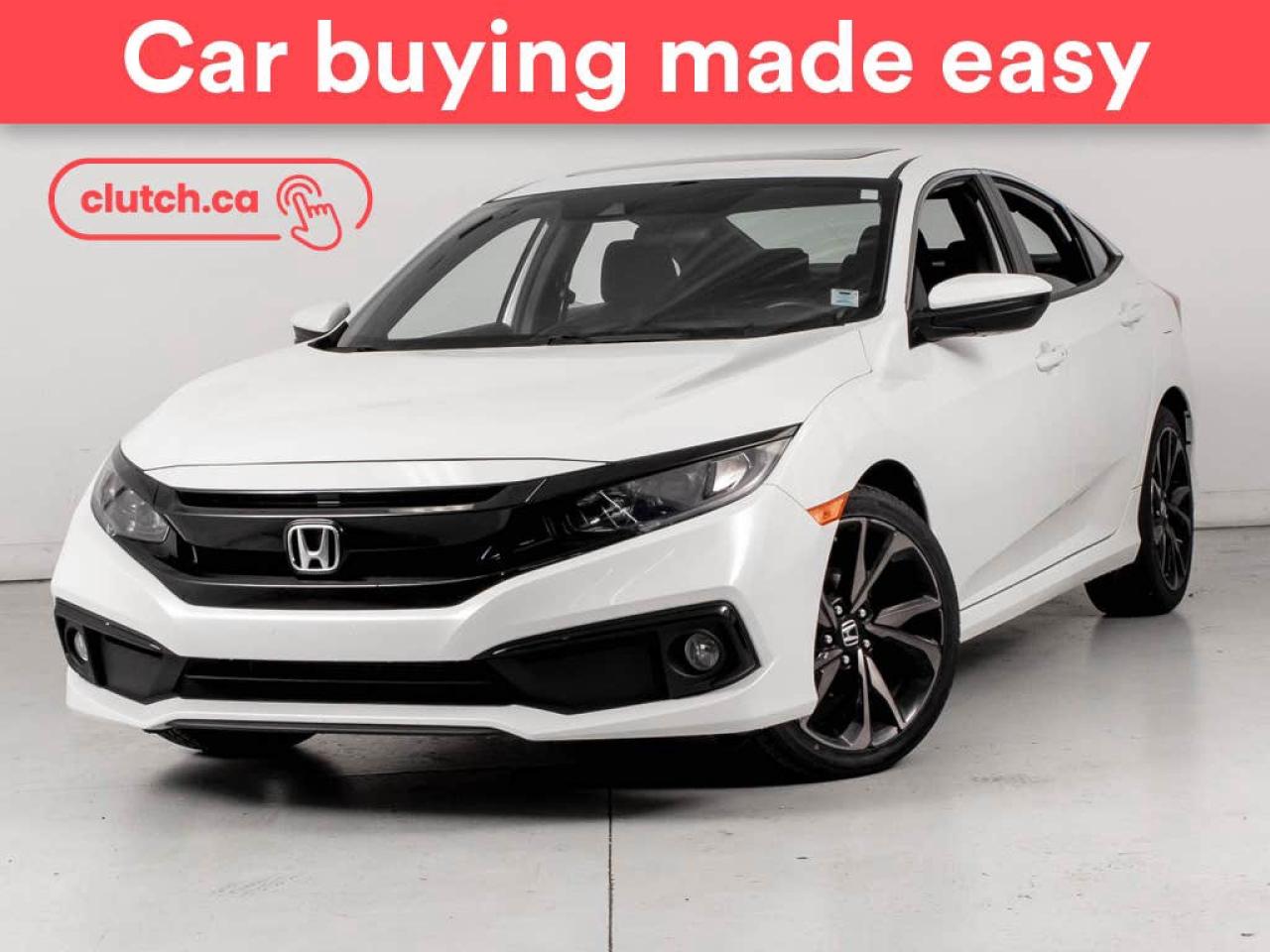 Used 2021 Honda Civic Sport w/ Apple CarPlay, Heated Front Seats, Rearview Cam for sale in Bedford, NS