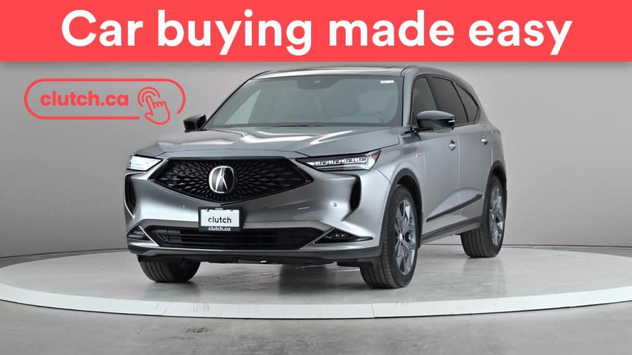 Used 2024 Acura MDX SH-AWD w/ A-Spec  w/ Apple CarPlay, Heated Front Seats, Rearview Cam for sale in Toronto, ON