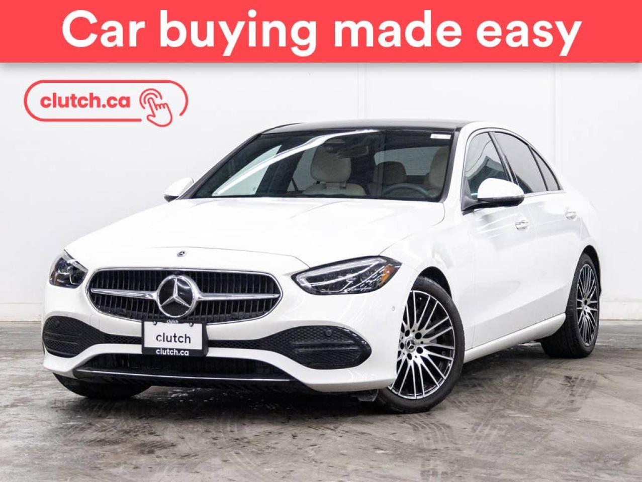 Used 2023 Mercedes-Benz C-Class C 300 4Matic AWD w/ Apple CarPlay, Sunroof, 360 Cam for sale in Toronto, ON