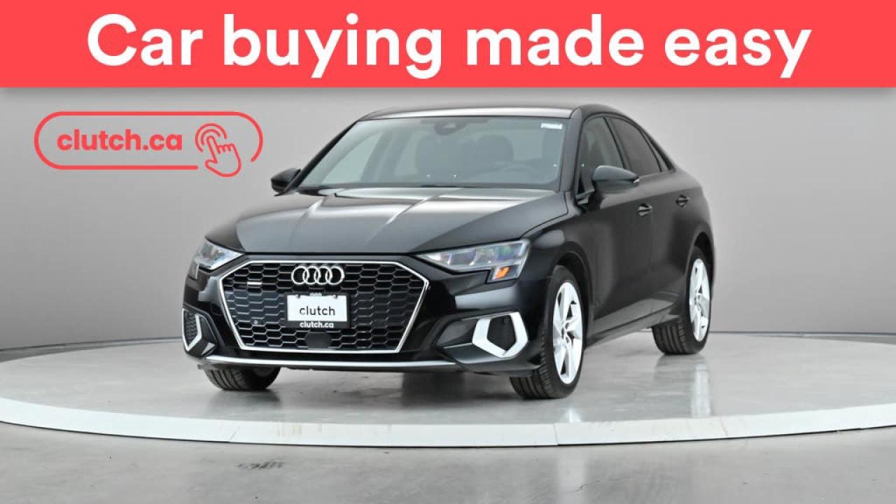 Used 2022 Audi A3 Komfort AWD w/ Apple CarPlay, Heated Front Seats, Rearview Cam for sale in Toronto, ON