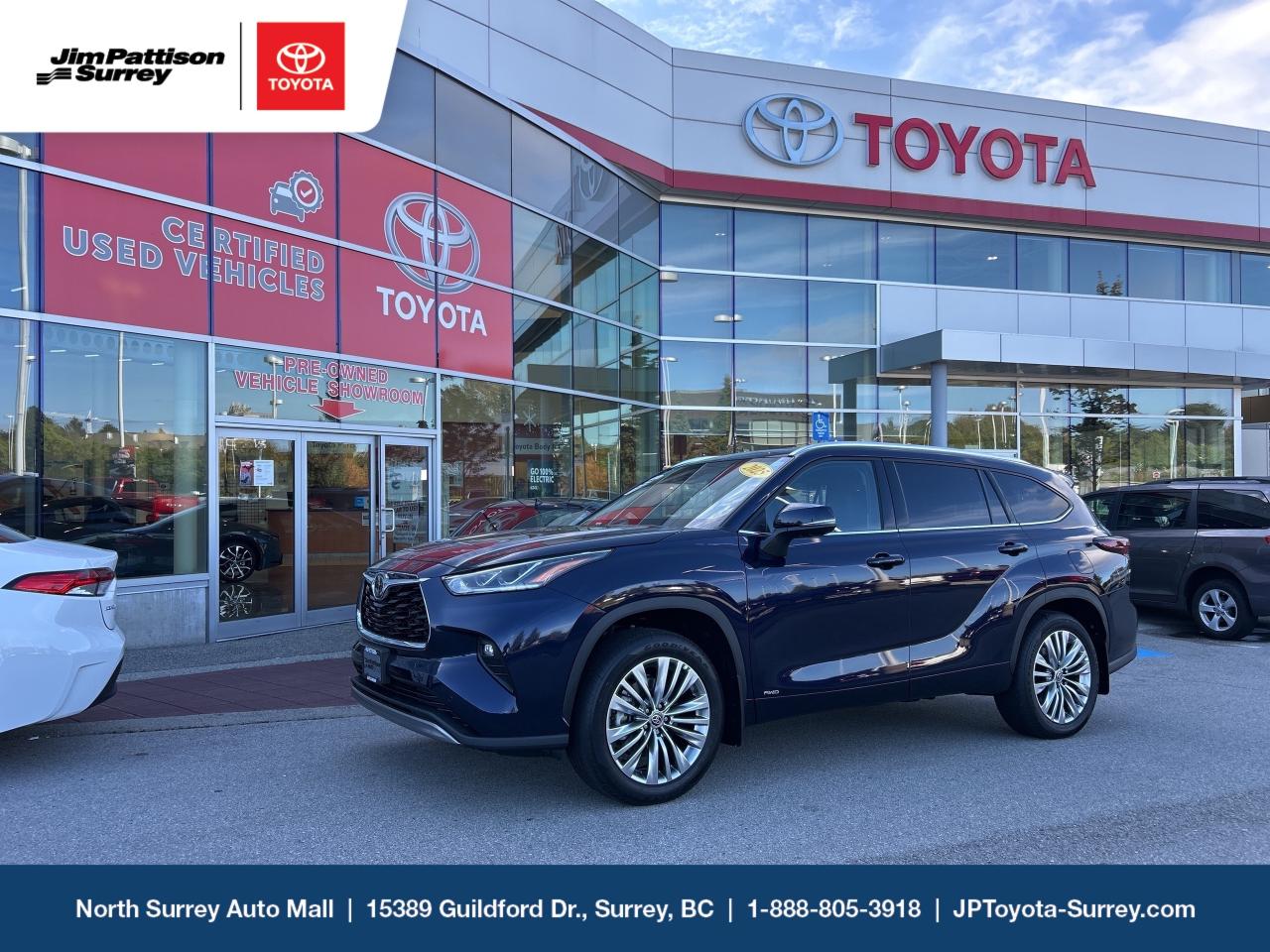 Used 2025 Toyota Highlander HYBRID Limited AWD for sale in Surrey, BC