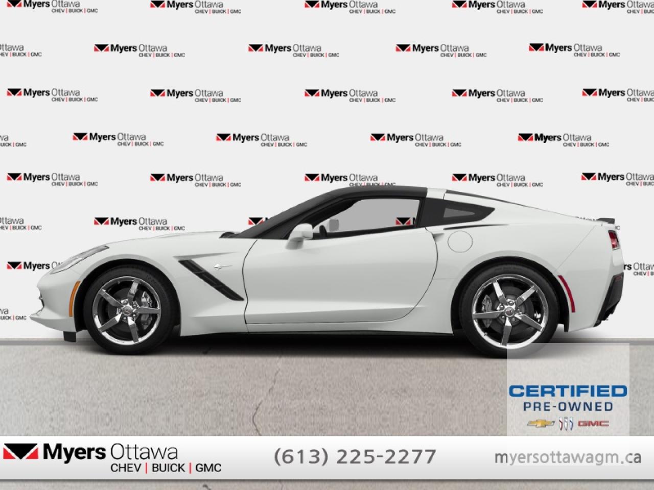 Used 2015 Chevrolet Corvette 1LT  1LT COUPE, 7 SPEED MANUAL, WHITE ON BLACK for sale in Ottawa, ON