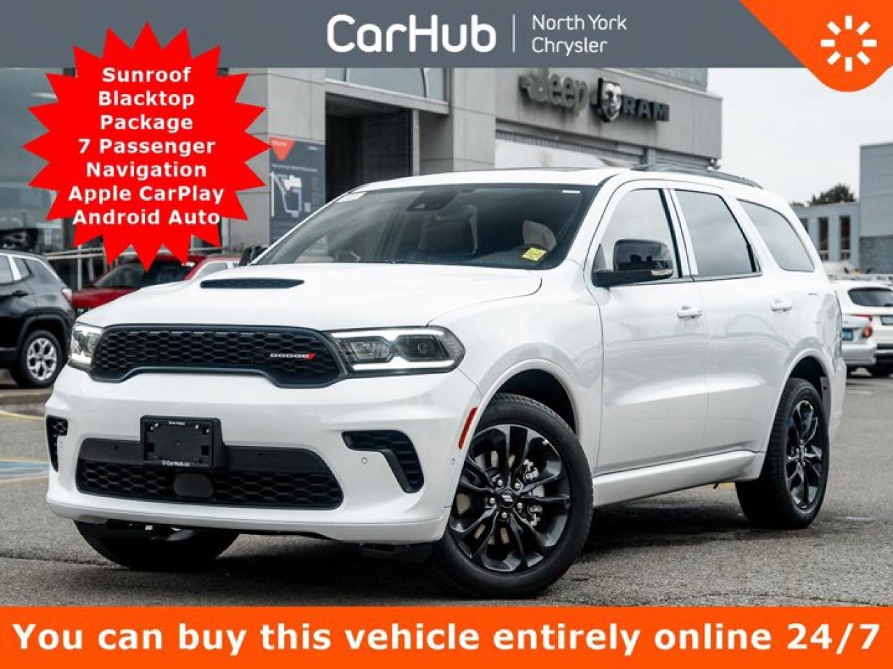 New 2026 Dodge Durango GT AWD Plus Sunroof Blacktop Package 7 Passenger Navigation for sale in Thornhill, ON