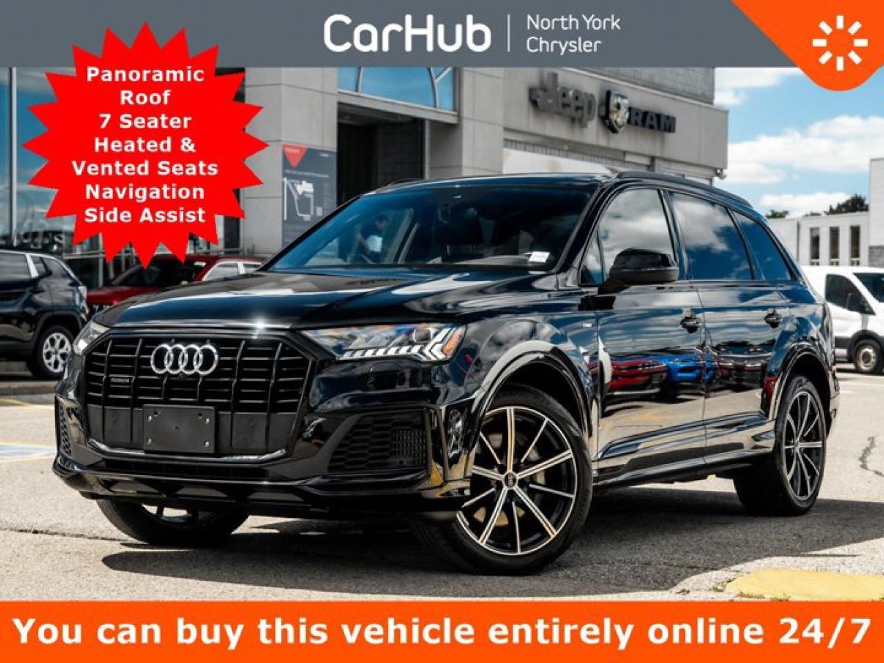 Used 2022 Audi Q7 Progressiv Panoroof 7 Seater 360 Cam Navi Side Assist Audi Pre Sense for sale in Thornhill, ON