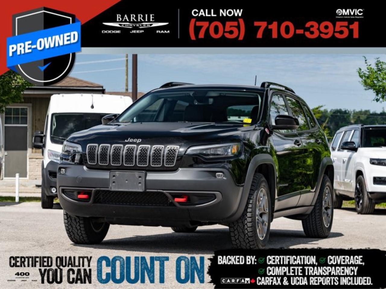 Used 2022 Jeep Cherokee Trailhawk for sale in Barrie, ON
