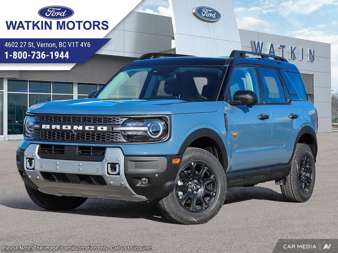 New 2025 Ford Bronco Sport BADLANDS for sale in Vernon, BC