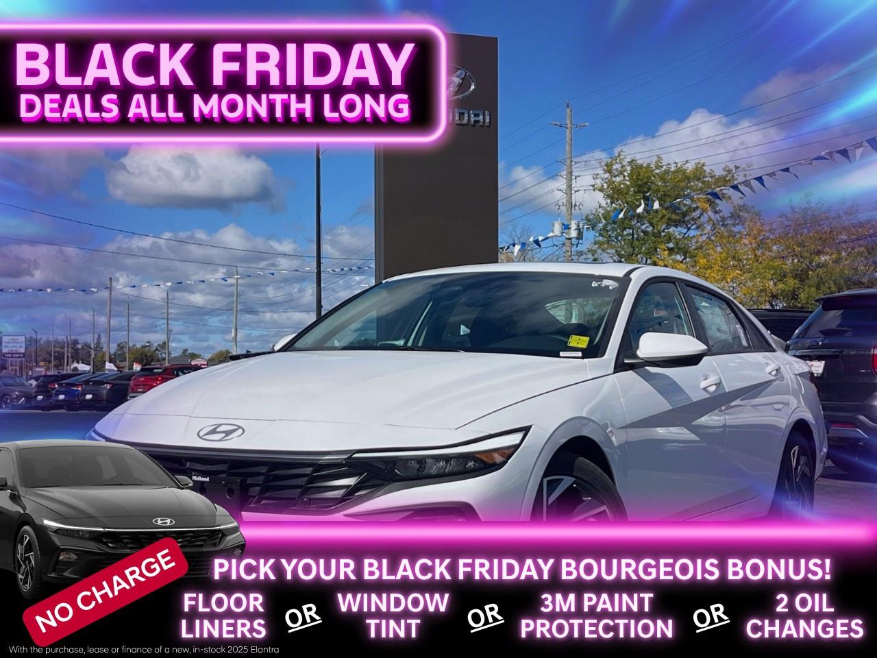 New 2025 Hyundai Elantra Preferred IVT w/Tech Pkg for sale in Midland, ON