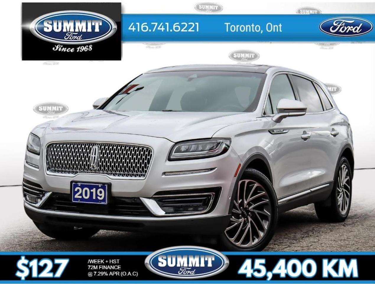 Used 2019 Lincoln Nautilus Reserve Utility Pkg. | Technology Pkg. | Drivers Assist Pkg. | Trailer Tow Pkg. | for sale in Etobicoke, ON