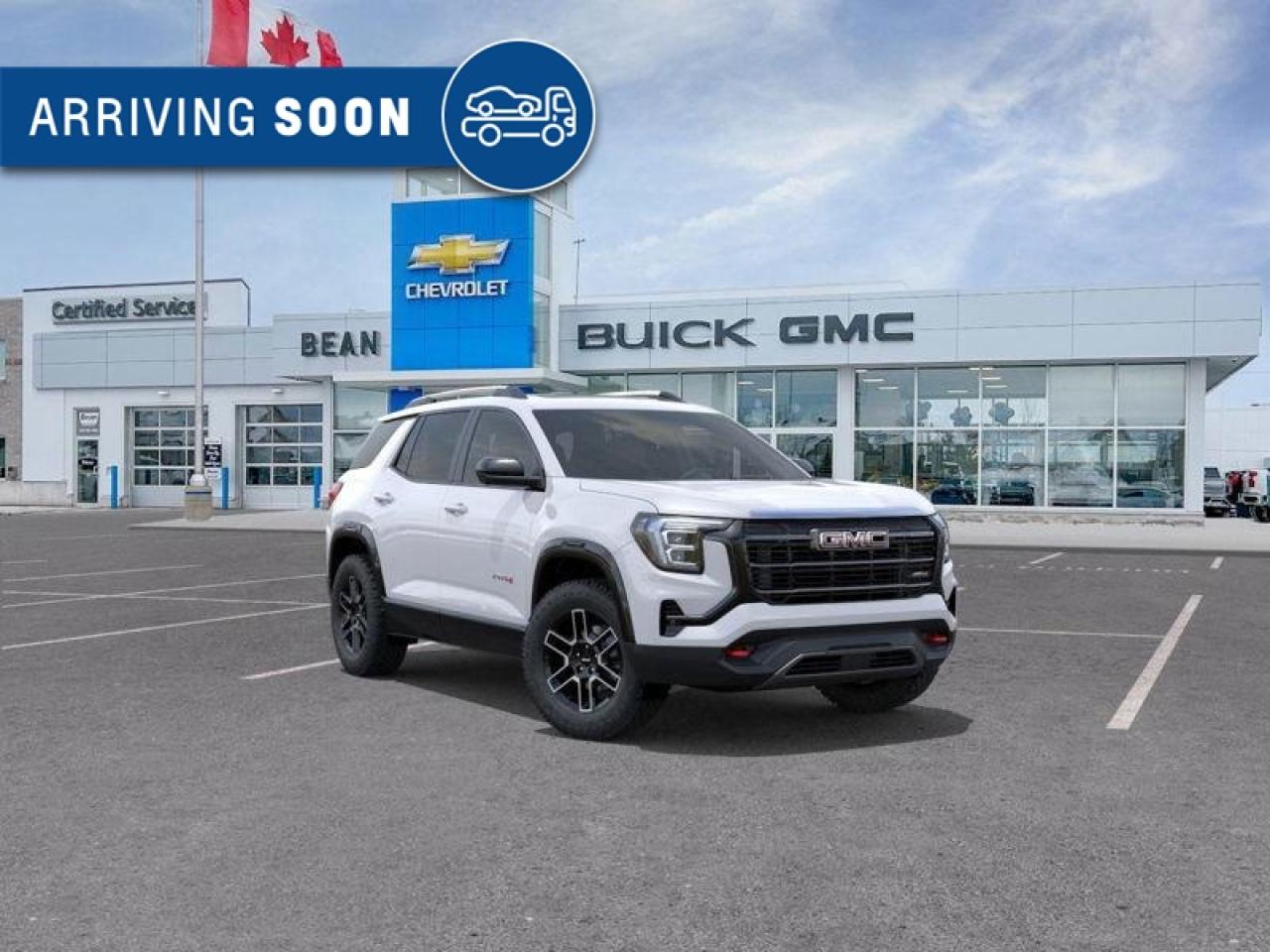 New 2026 GMC Terrain AT4 1.5L 4 CYL WITH REMOTE START/ENTRY, SUNROOF, HEATED/VENTILATED SEATS, HEATED STEERING WHEEL, ADAPTIVE CRUISE CONTROL, HD REAR VIEW CAMERA, APPLE CARPLAY AND ANDROID AUTO for sale in Carleton Place, ON