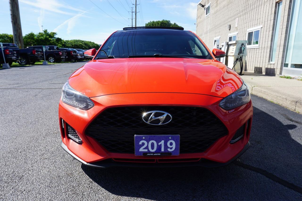 2019 Hyundai Veloster 1.6 TURBO R-SPEC 6 SPEED CERTIFIED *ACCIDENT FREE* CAMERA BLUETOOTH LEATHER HEATED SEATS PANO ROOF CRUISE ALLOYS - Photo #2
