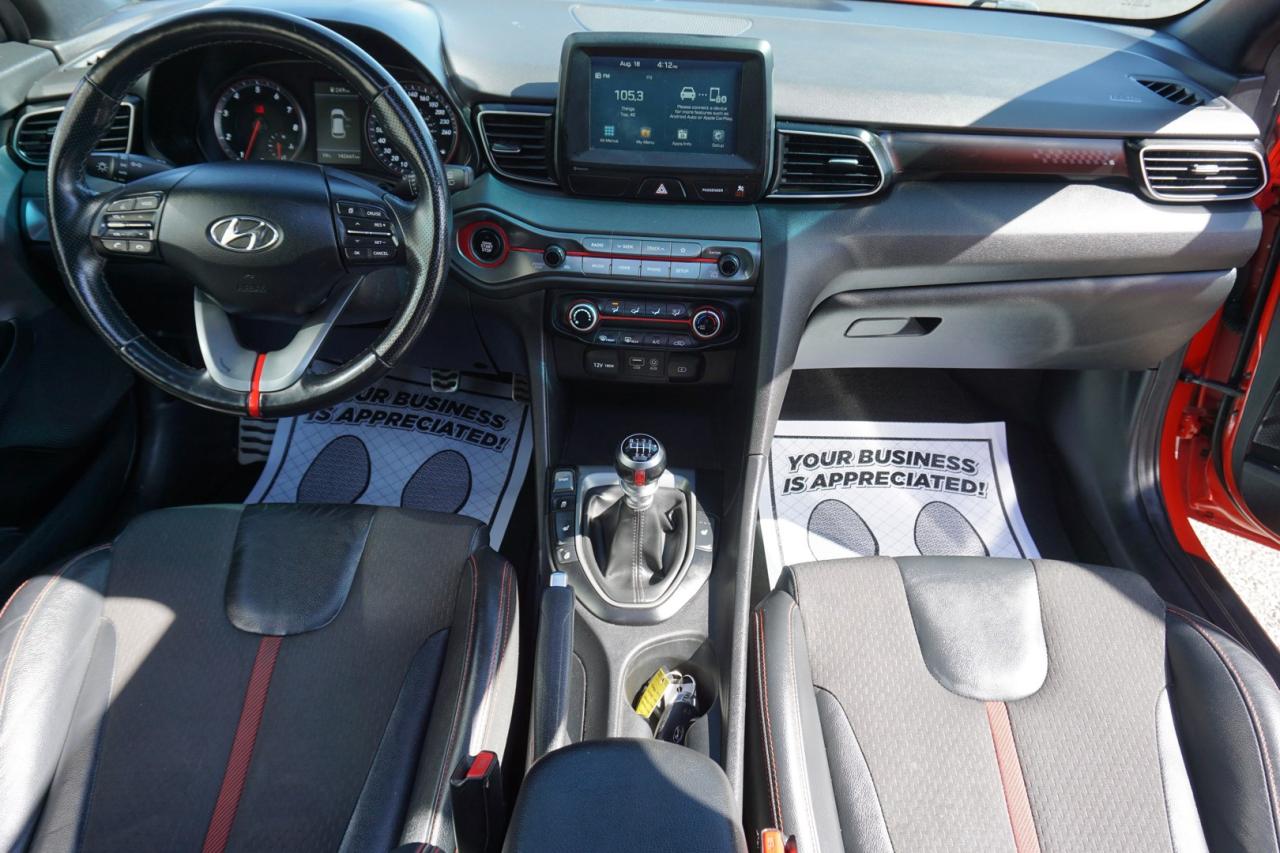 2019 Hyundai Veloster 1.6 TURBO R-SPEC 6 SPEED CERTIFIED *ACCIDENT FREE* CAMERA BLUETOOTH LEATHER HEATED SEATS PANO ROOF CRUISE ALLOYS - Photo #12