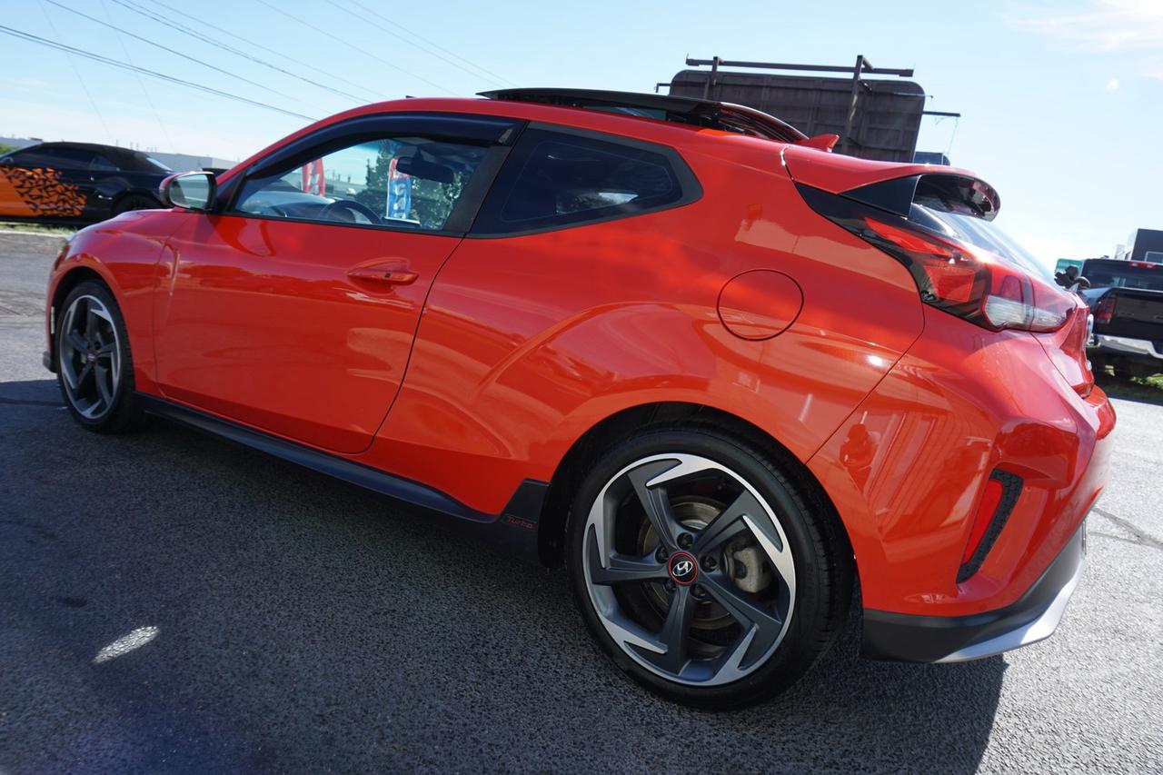 2019 Hyundai Veloster 1.6 TURBO R-SPEC 6 SPEED CERTIFIED *ACCIDENT FREE* CAMERA BLUETOOTH LEATHER HEATED SEATS PANO ROOF CRUISE ALLOYS Photo