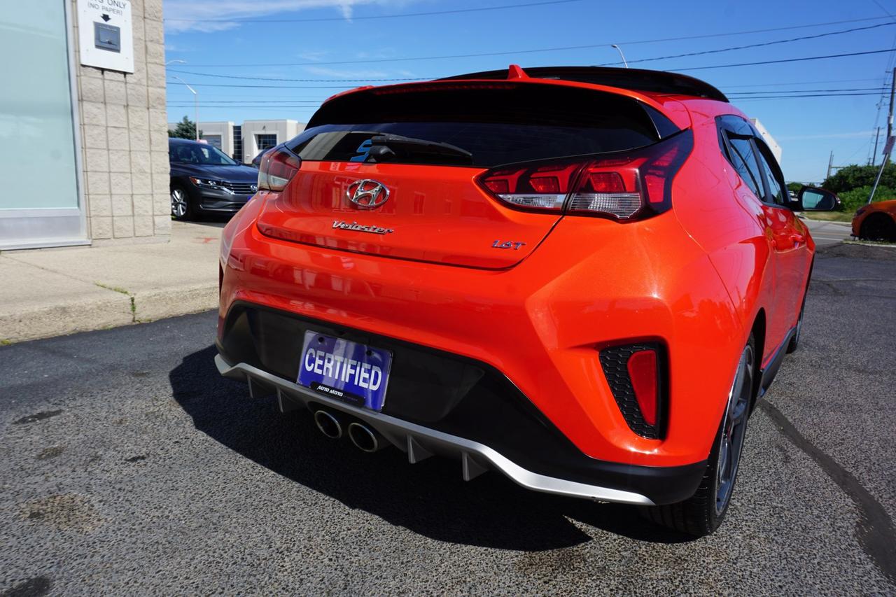 2019 Hyundai Veloster 1.6 TURBO R-SPEC 6 SPEED CERTIFIED *ACCIDENT FREE* CAMERA BLUETOOTH LEATHER HEATED SEATS PANO ROOF CRUISE ALLOYS Photo