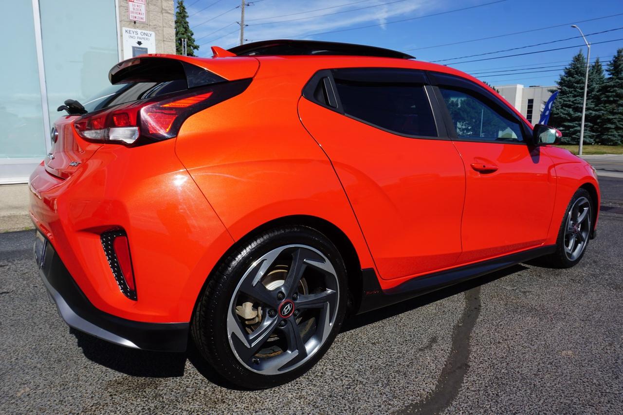 2019 Hyundai Veloster 1.6 TURBO R-SPEC 6 SPEED CERTIFIED *ACCIDENT FREE* CAMERA BLUETOOTH LEATHER HEATED SEATS PANO ROOF CRUISE ALLOYS Photo