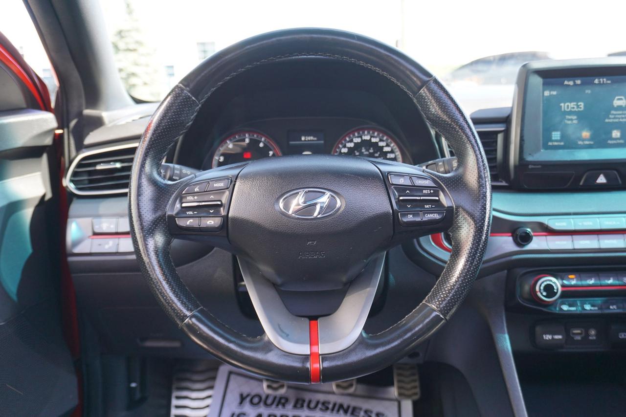 2019 Hyundai Veloster 1.6 TURBO R-SPEC 6 SPEED CERTIFIED *ACCIDENT FREE* CAMERA BLUETOOTH LEATHER HEATED SEATS PANO ROOF CRUISE ALLOYS Photo