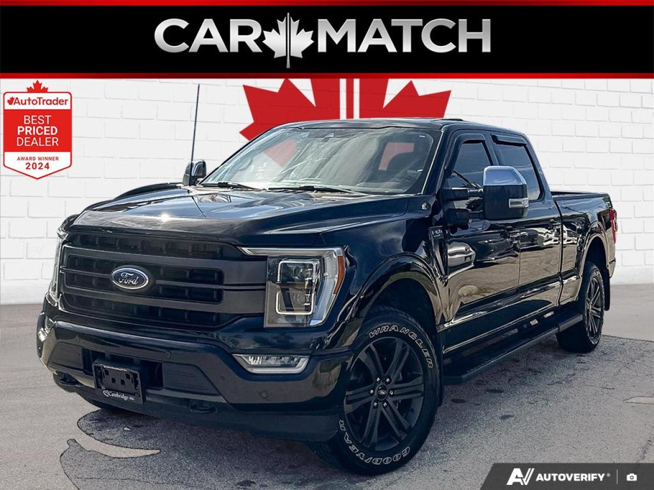 2022 Ford F-150 LARIAT / LEATHER / PANO ROOF / NAV / 3.5 ECO