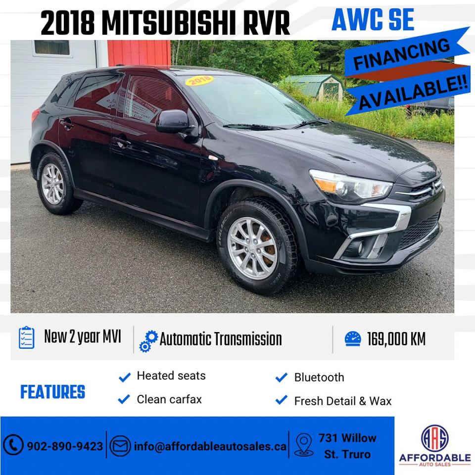 Used 2018 Mitsubishi RVR SE for sale in Truro, NS