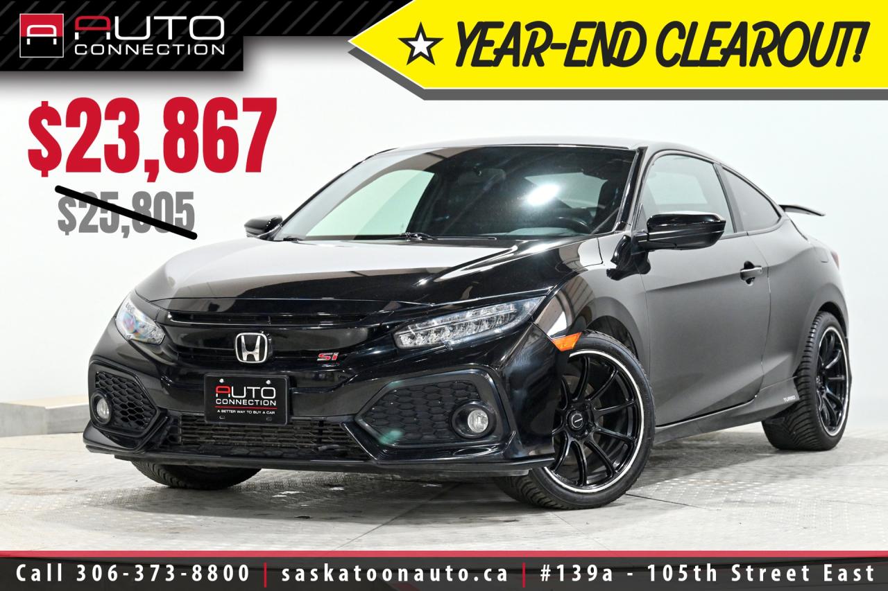 Used 2018 Honda Civic Si - COUPE - LOW KMS - CARPLAY - WIRELESS CHARGING for sale in Saskatoon, SK