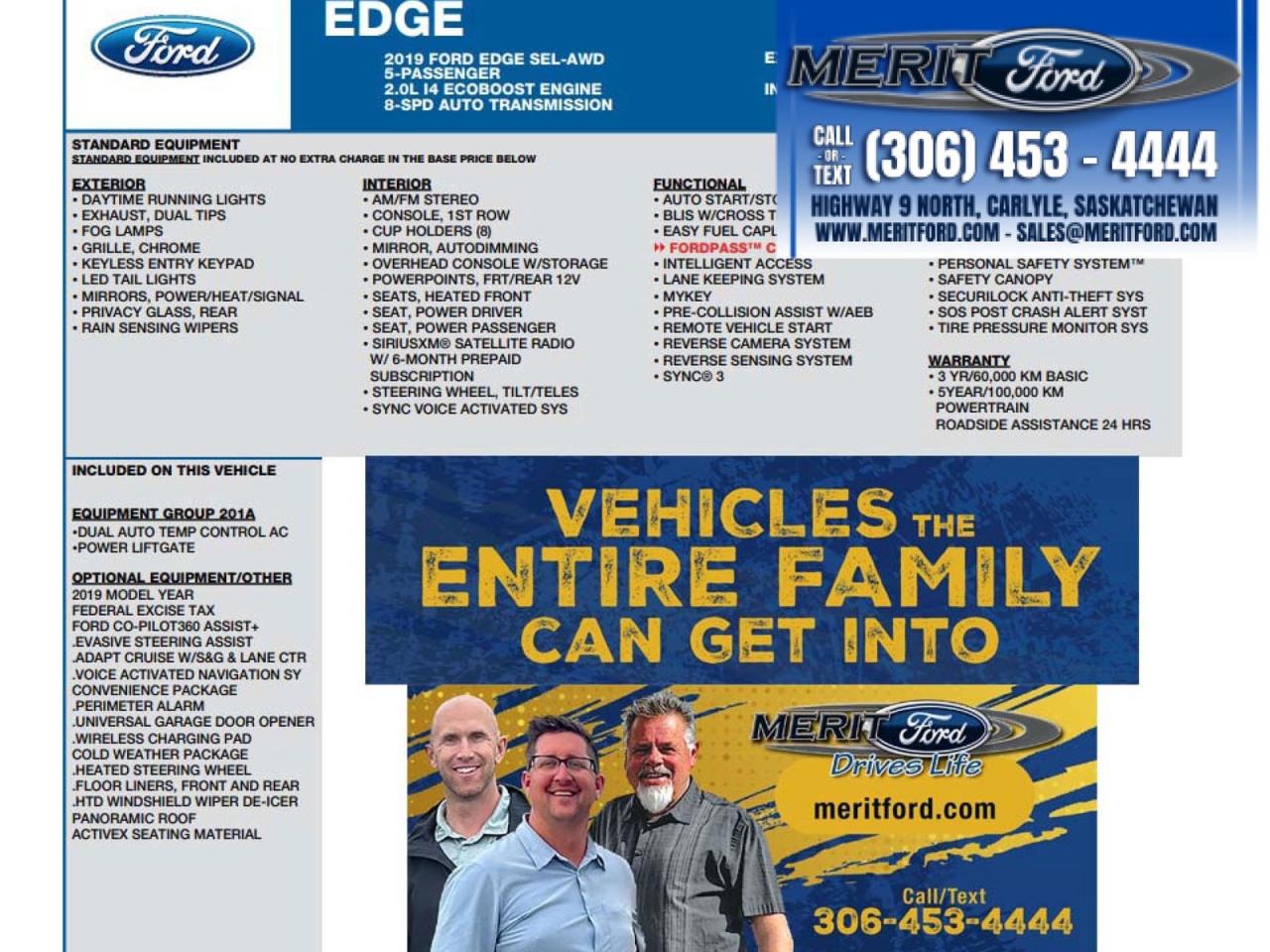 2019 Ford Edge SEL Pre-Winter Clearance Sale Photo5