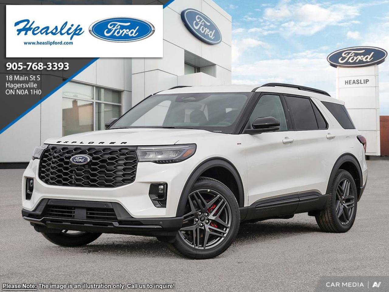 New 2025 Ford Explorer ST-Line for sale in Hagersville, ON