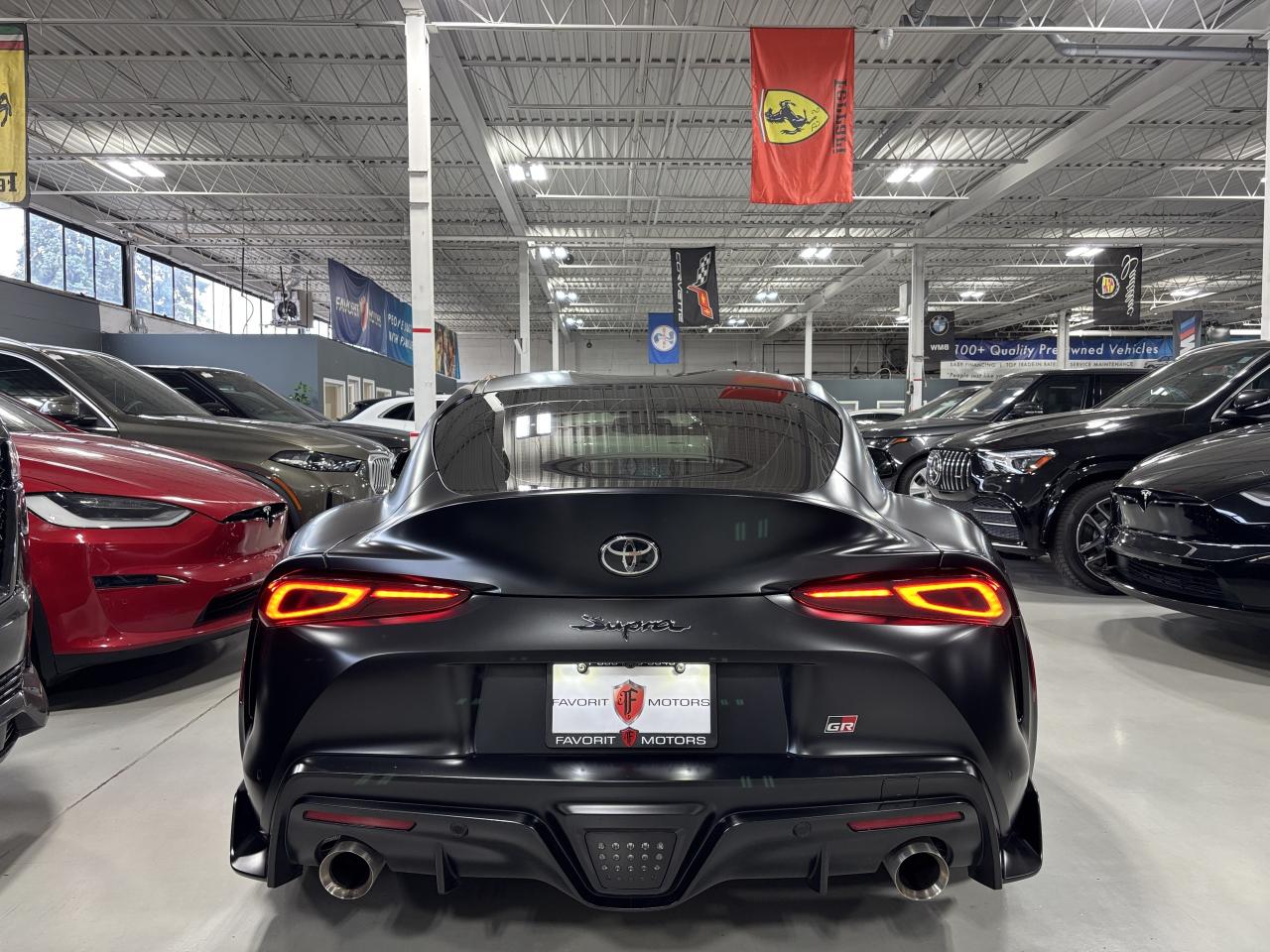 2022 Toyota Supra GR Coupe|RWD|MATTEBLACK|REDLEATHER|CARBON|NAV|JBL|HUD - Photo #6