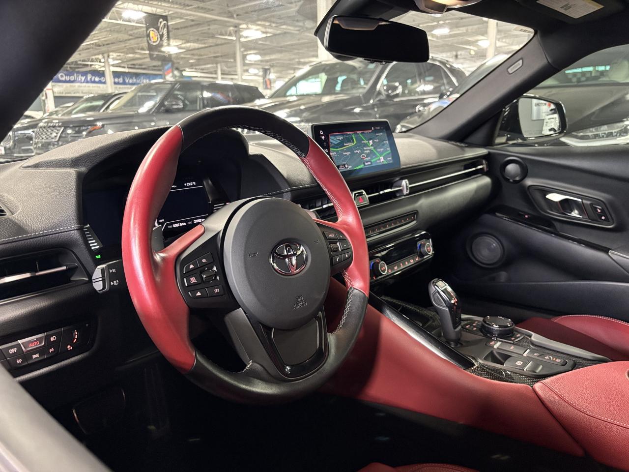 2022 Toyota Supra GR Coupe|RWD|MATTEBLACK|REDLEATHER|CARBON|NAV|JBL|HUD - Photo #9