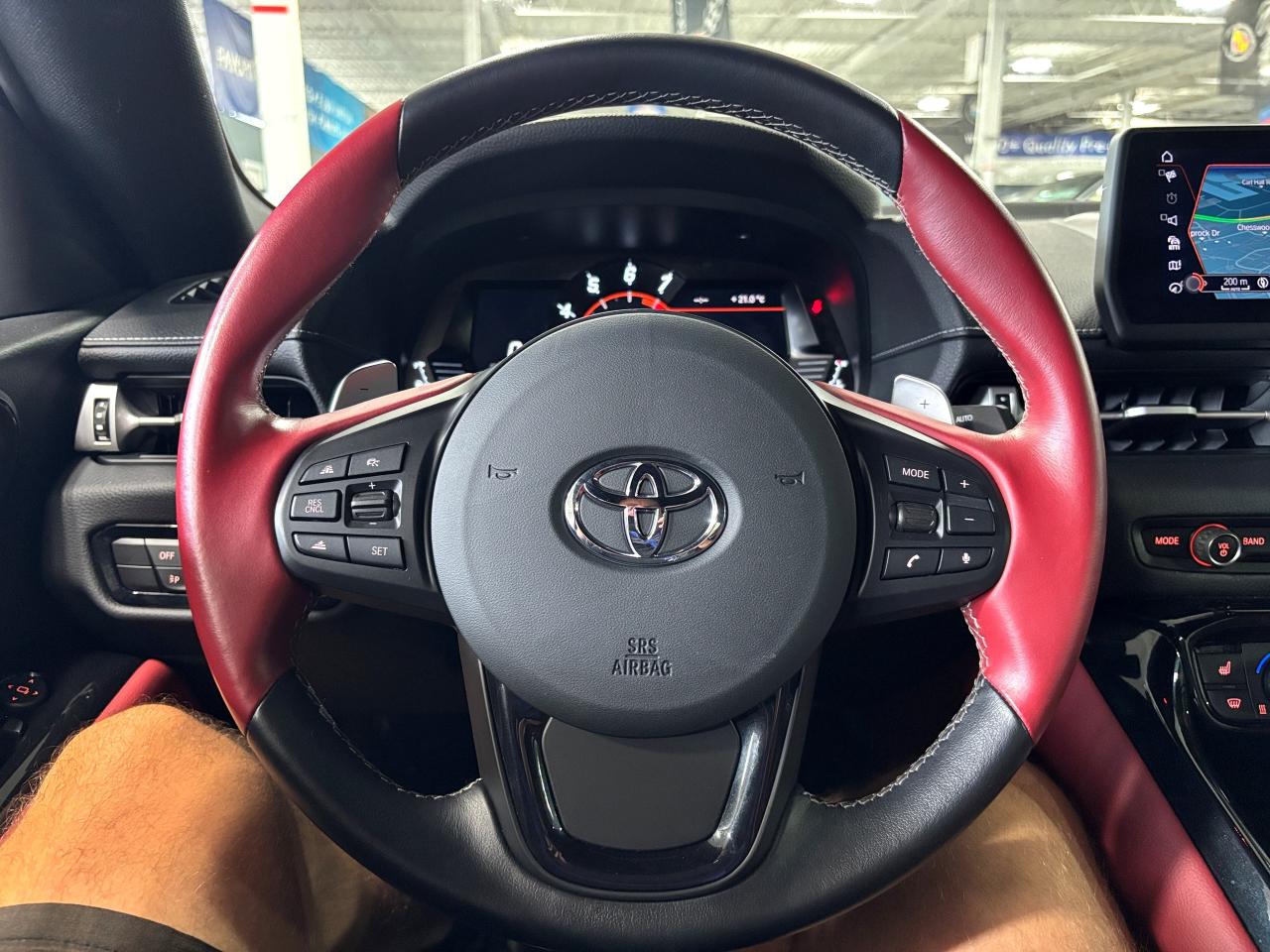 2022 Toyota Supra GR Coupe|RWD|MATTEBLACK|REDLEATHER|CARBON|NAV|JBL|HUD - Photo #31