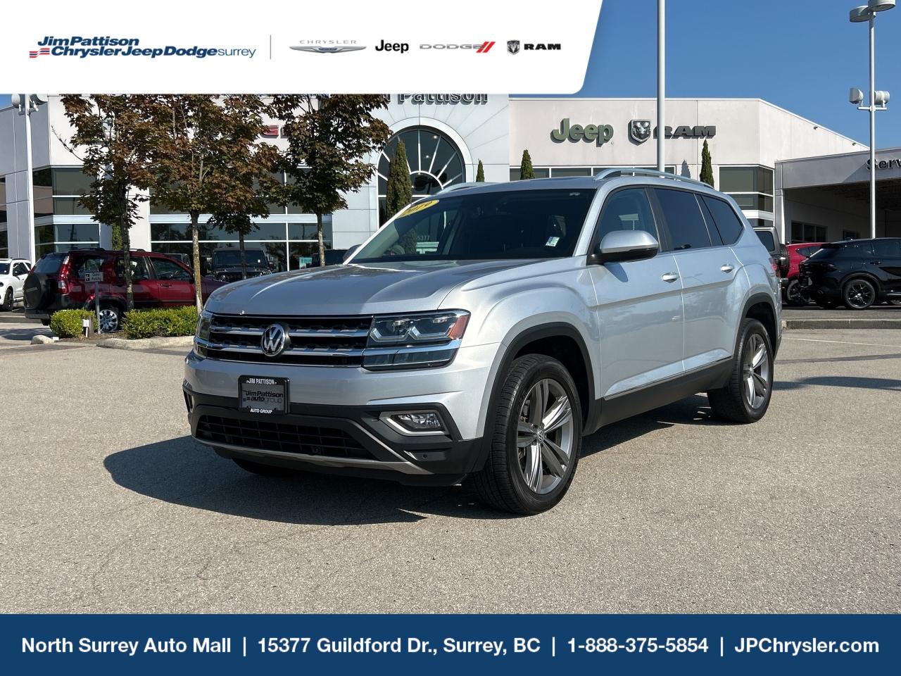 Used 2019 Volkswagen Atlas | V6 | 4motion | 7 Passenger for sale in Surrey, BC