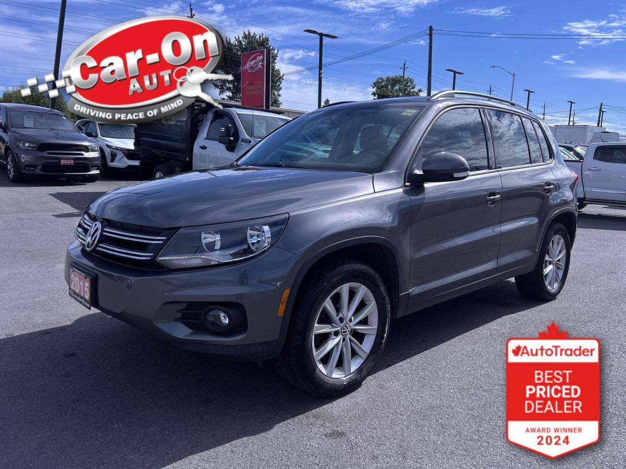 Used 2015 Volkswagen Tiguan COMFORTLINE AWD | HTD LEATHER | PANO ROOF | ALLOYS for sale in Ottawa, ON