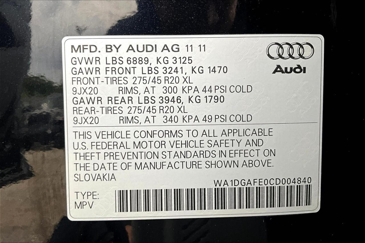 2012 Audi Q7 3.0T S line | 7Seat | AS IS | AWD Photo