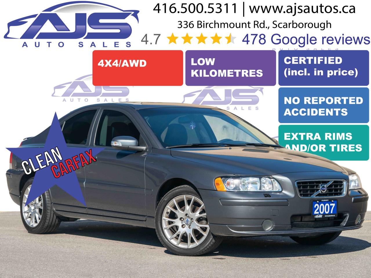 Used 2007 Volvo S60 2.5T Sedan for sale in Toronto, ON