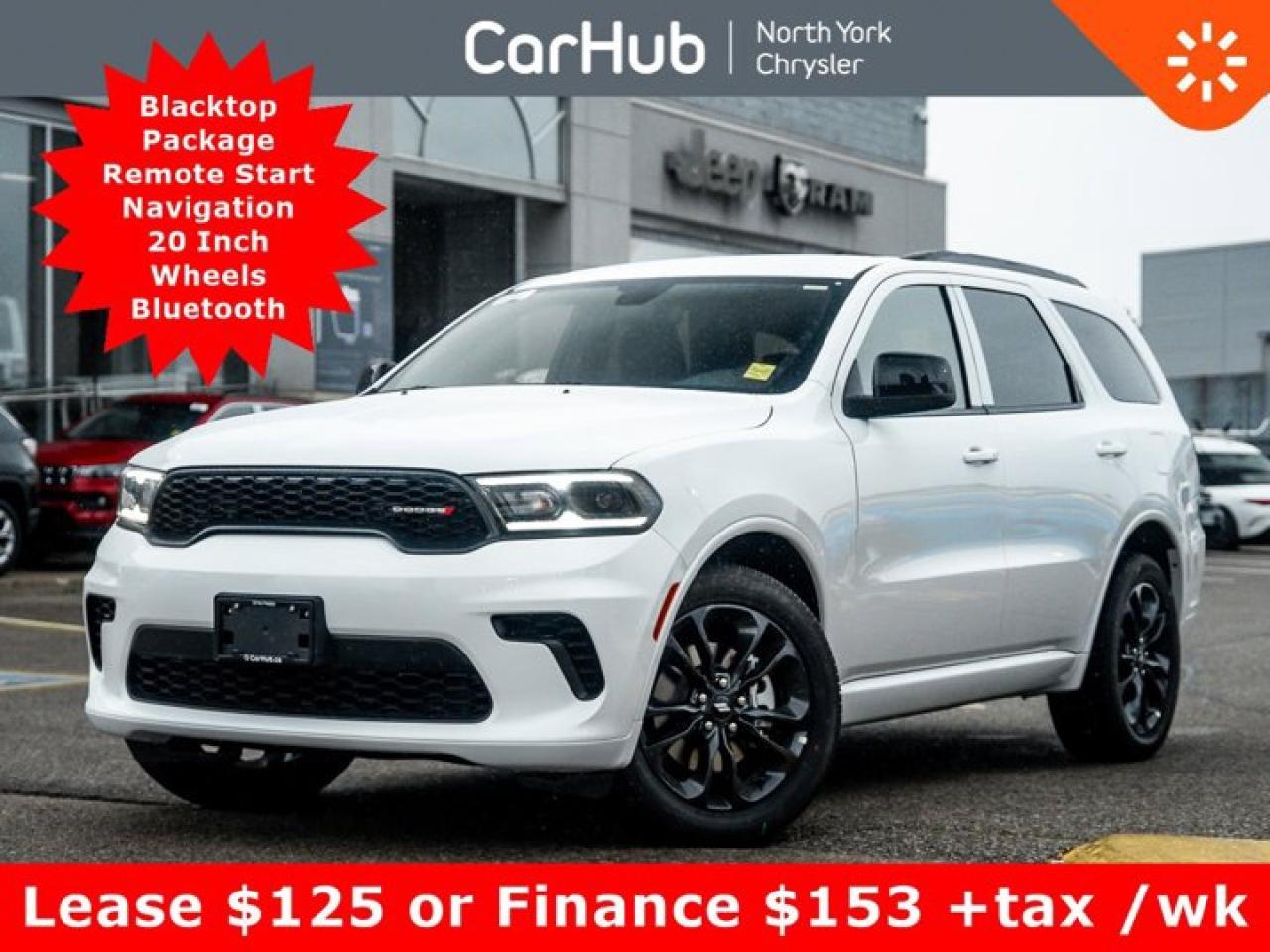 2026 Dodge Durango GT AWD Blacktop Package 7 Passenger Remote Start  Navigation 20 Inch Wheels Photo0