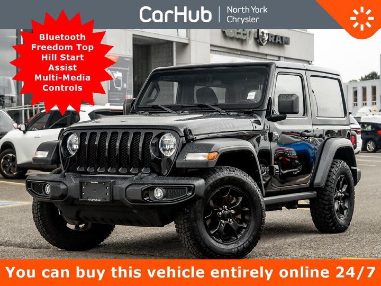 Used 2022 Jeep Wrangler Willys Sport 4x4 Bluetooth Backup Cam Hill Start Assist  Freedom Top for sale in Thornhill, ON