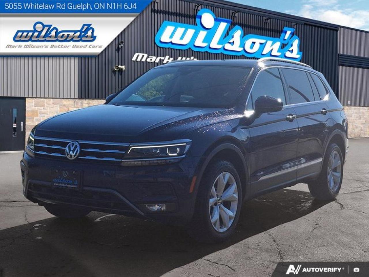 Used 2021 Volkswagen Tiguan Highline AWD | Leather | Sunroof | Nav | Fender Audio | New Tires | New Brakes | for sale in Guelph, ON