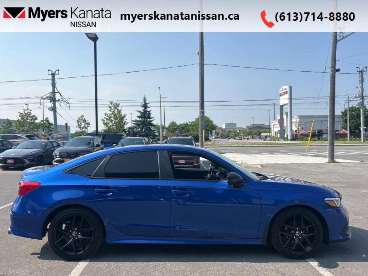Used 2022 Honda Civic Sedan Sport  - Sunroof -  Android Auto for sale in Kanata, ON