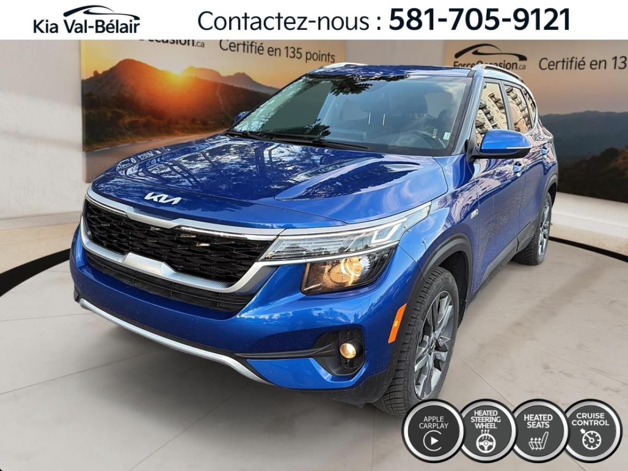 Used 2022 Kia Seltos EX *AWD *TOIT *CUIR *CAMERA *CARPLAY *SIEGES CHAUFF for sale in Québec, QC