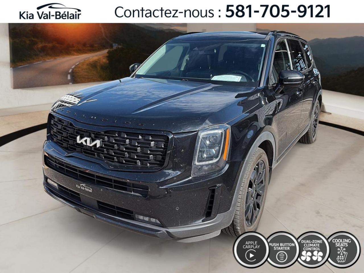 Used 2022 Kia Telluride NIGHTSKY *AWD *V6 *TOIT *CUIR *CAMERA 360° *5000LBS TOWING for sale in Québec, QC