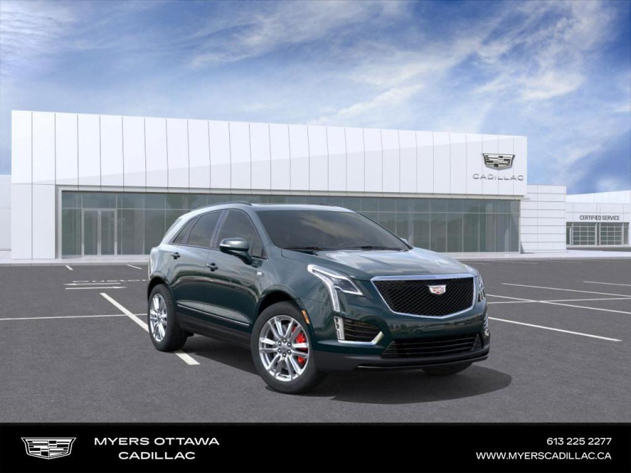 New 2025 Cadillac XT5 Sport  EMERALD METALLIC, AWD, V6, SUNROOF for sale in Ottawa, ON