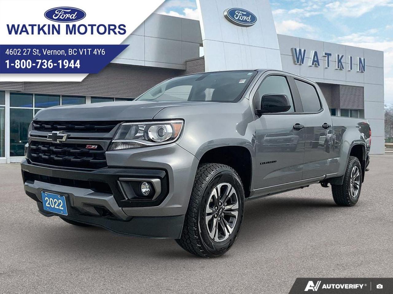Used 2022 Chevrolet Colorado Z71 for sale in Vernon, BC