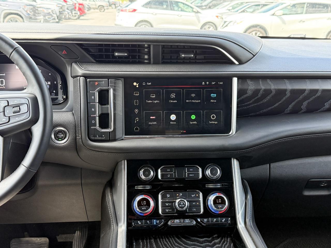 2023 GMC Yukon XL Denali PURCHASED & SERVICED HERE, 6.2L V8 ENGINE, HEATED & VENTILATED SEATS, HEATED STEERING WHEEL, REMOTE START & ENTRY, RAIN SENSING WIPERS, WIRELESS CHARGING, ADAPTIVE CRUISE CONTROL, HANDS-FREE LIFTGATE, Photo