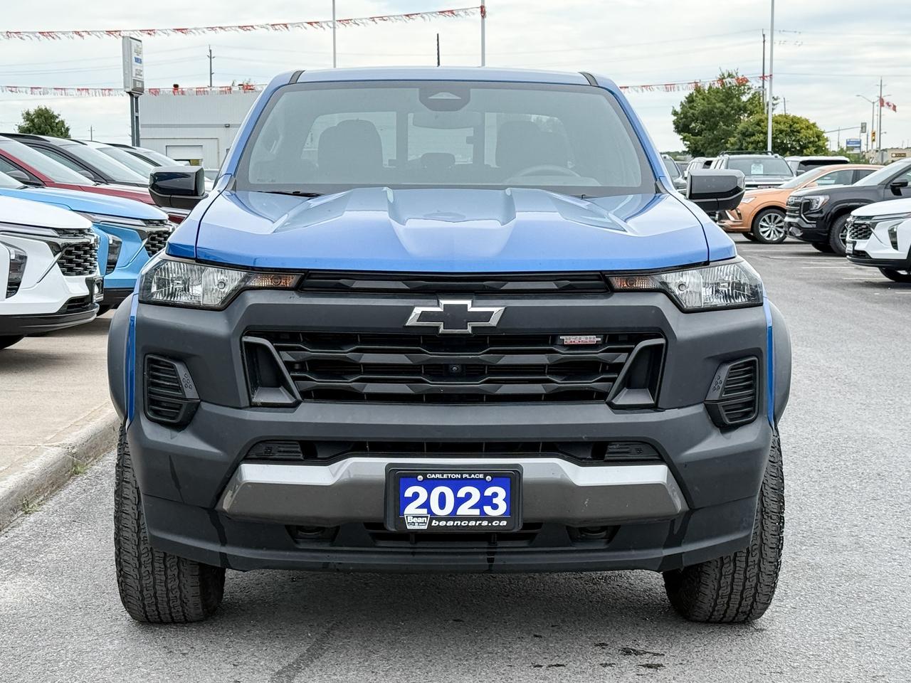 2023 Chevrolet Colorado Trail Boss 2.7L 4 CYL WITH REMOTE ENTRY, ADAPTIVE CRUISE CONTROL, HD SURROUND VISION, 2" FACTORY LIFT, TRAIL BRAKE CONTROLLER, APPLE CARPLAY AND ANDROID AUTO Photo