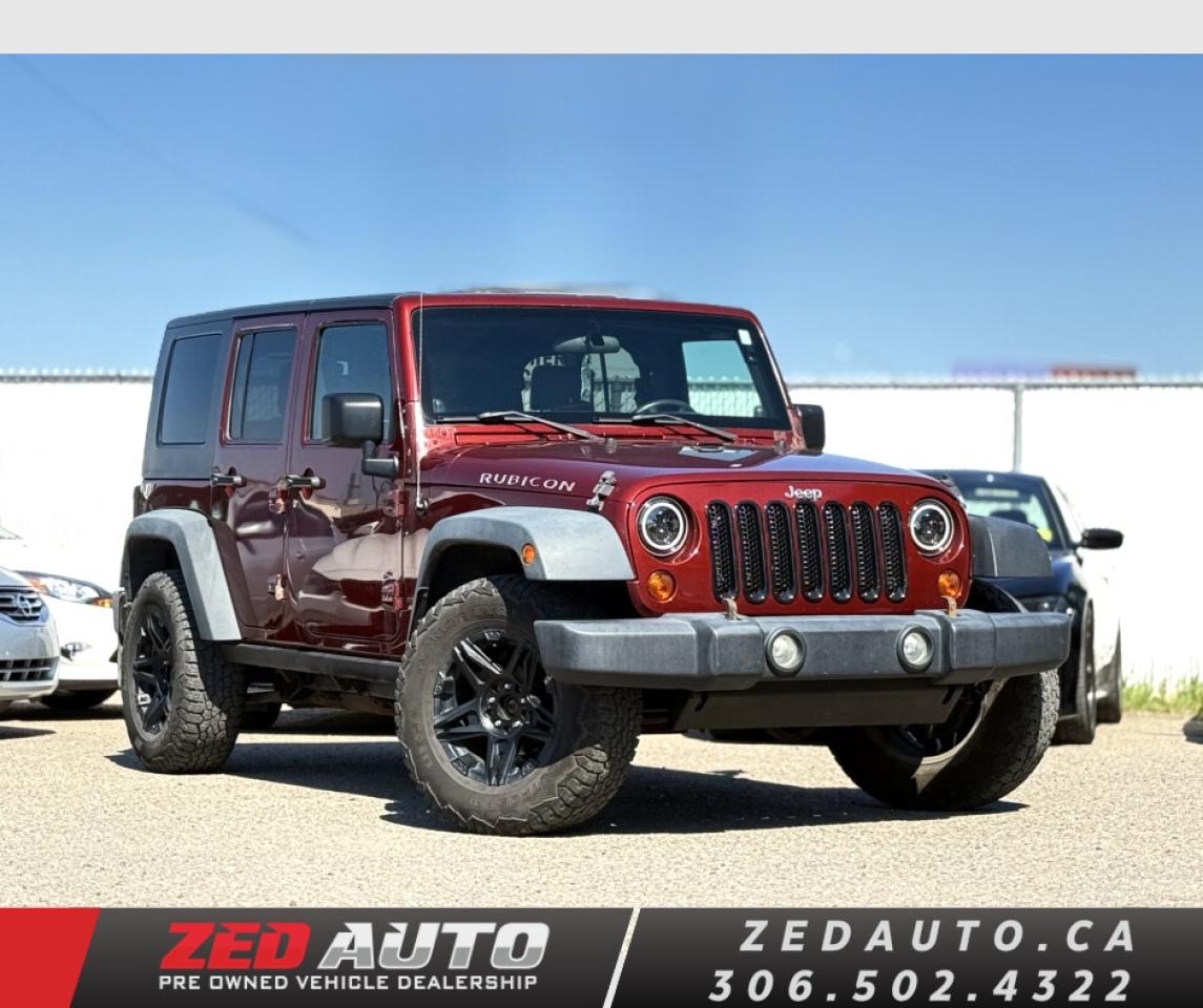Used 2008 Jeep Wrangler Unlimited Rubicon 4x4 | Aftermarket Wheels for sale in Regina, SK