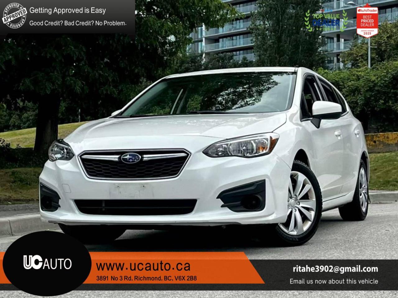 Used 2019 Subaru Impreza Convenience/ NO ACCIDENT/ BC LOCAL/ ONE OWNER for sale in Richmond, BC