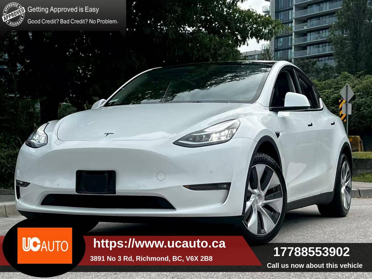 Used 2021 Tesla Model Y Long Range AWD/ CLEAN TITLE/ BC LOCAL for sale in Richmond, BC